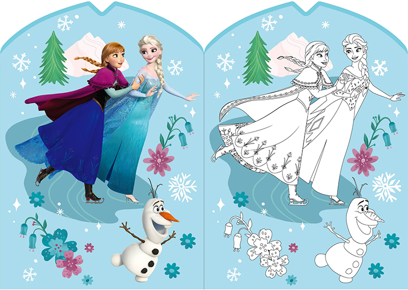 冰雪奇緣小畫家造型貼畫─魔法篇_冰雪奇緣小畫家造型貼畫─魔法篇_小